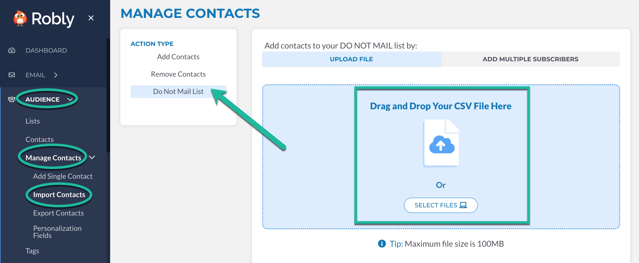 how-do-i-import-a-do-not-mail-list-support-robly